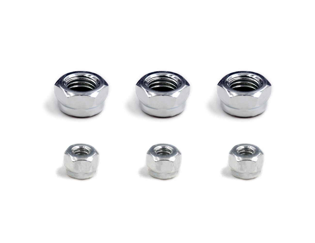 Nuts For Skateboard Trucks BESPEED Steel Kingpin Nuts And Truck Nuts Eco-friendly White Zinc Plating