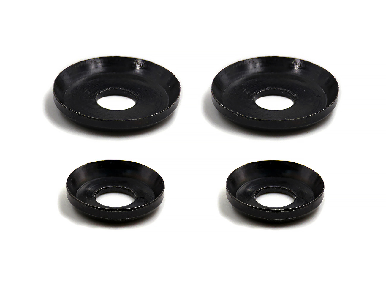 Skateboard Bushing Washers BESPEED Black Pan Shaped Upper And Lower Bushing Washers