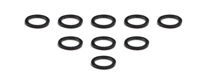 Skateboard Truck Axle Washers BESPEED Steel Black Flat Washers