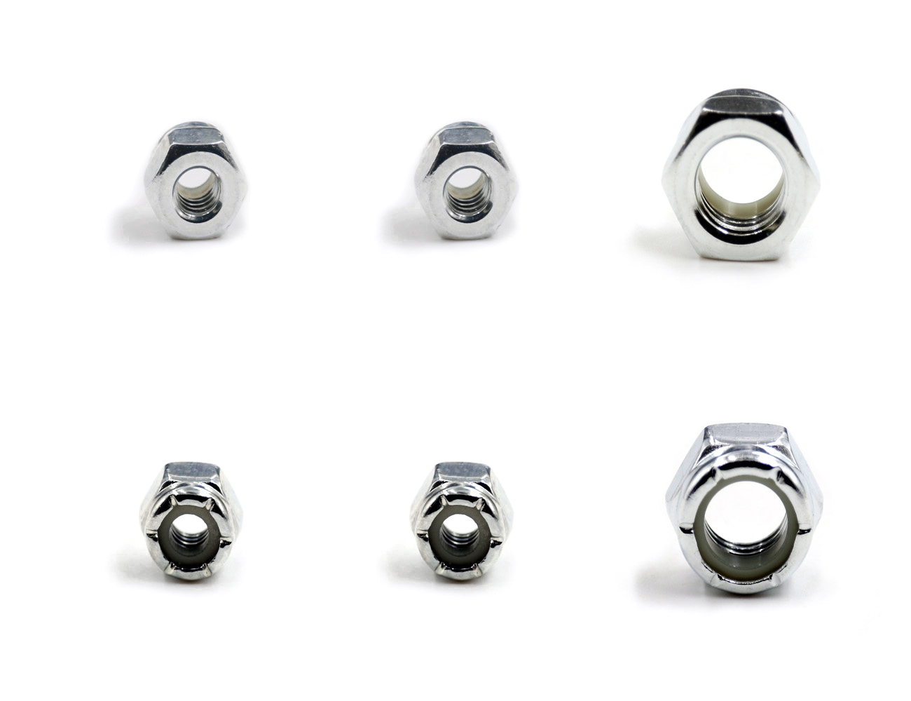 Nuts For Skateboard Trucks BESPEED Steel Kingpin Nuts And Truck Nuts Eco-friendly White Zinc Plating