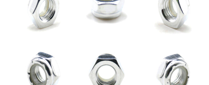 Skateboard Axle Nuts BESPEED Silver Steel Lock Nuts Eco-Friendly White Zinc Plating