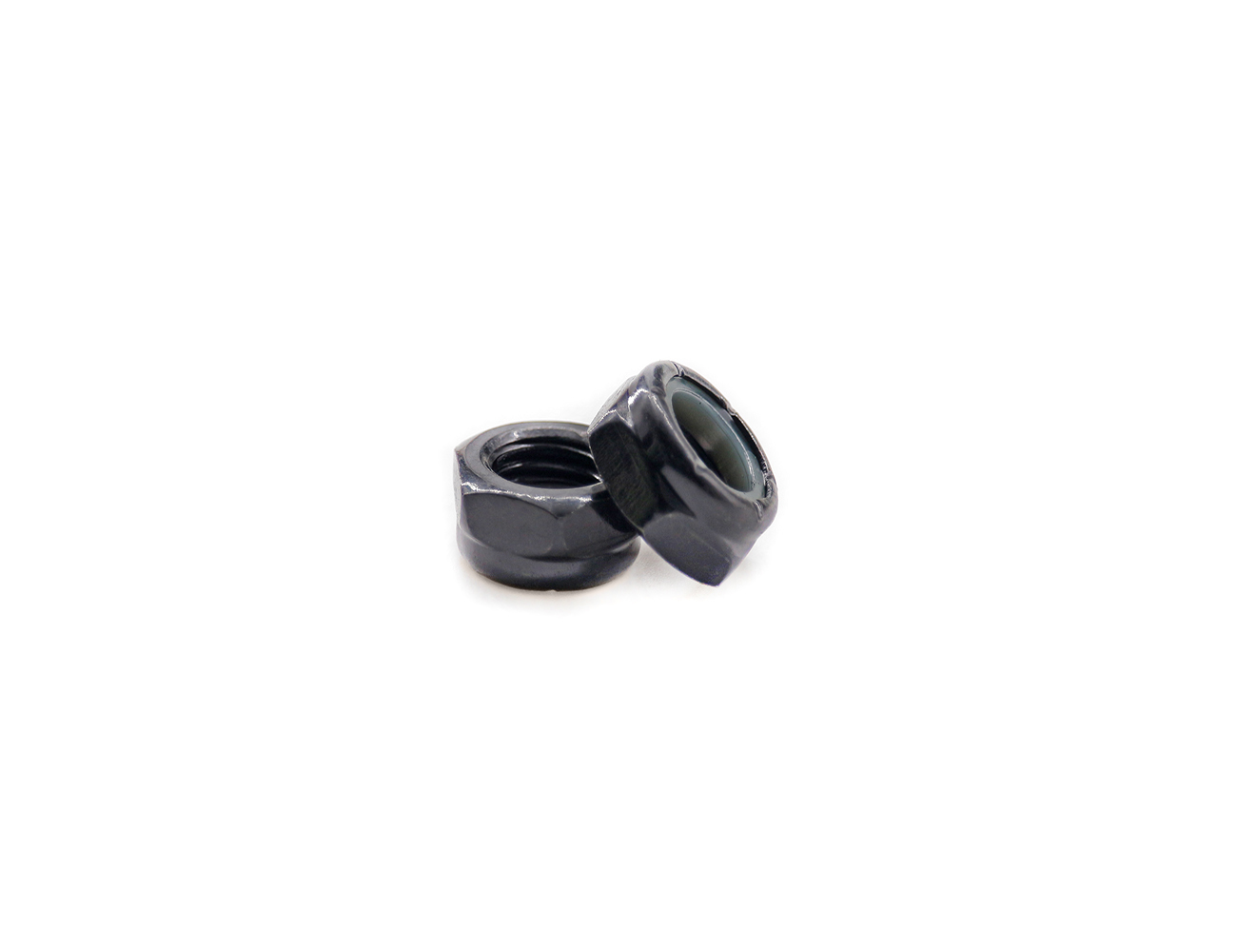 Kingpin Nuts For Skateboard Truck BESPEED Steel Black Nylon Lock Nuts Eco-Friendly Black Zinc Plating