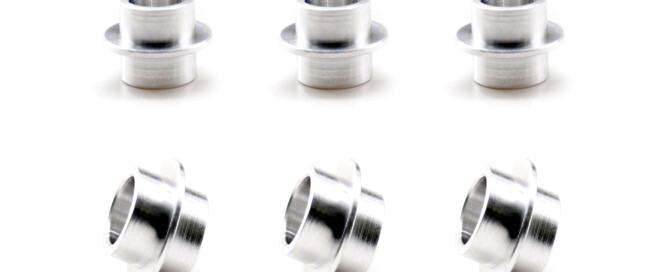 Inline Skate Bearing Spacers BESPEED Aluminum Silver Roller Skate Wheel Bearing Spacers