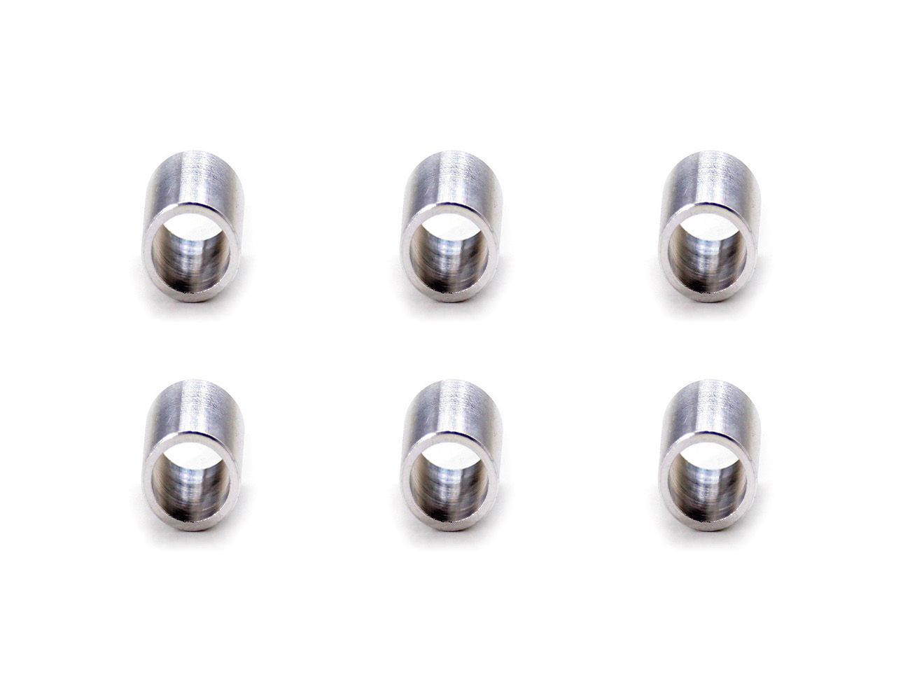 Skateboard Bearing Spacers BESPEED Aluminum Silver Spacers For Skateboard Bearing