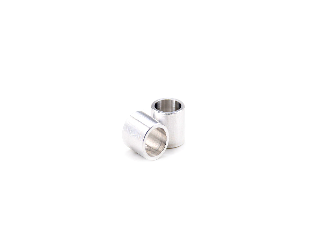 Skateboard Bearing Spacers BESPEED Aluminum Silver Spacers For Skateboard Bearing