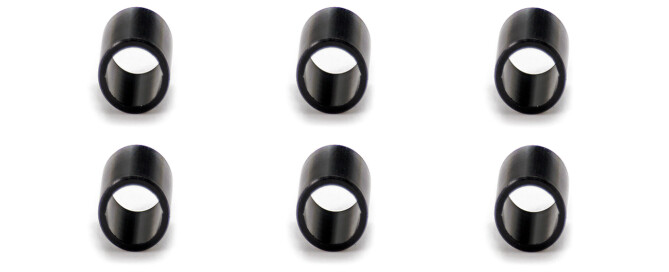 Skateboard Wheel Bearing Spacers BESPEED Aluminum Black Spacers For Skateboard Bearing