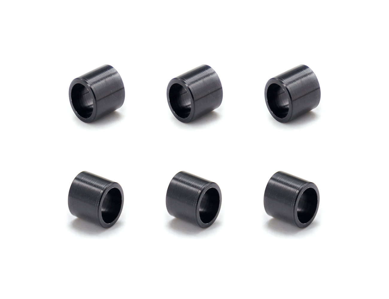 Skateboard Wheel Bearing Spacers BESPEED Aluminum Black Spacers For Skateboard Bearing