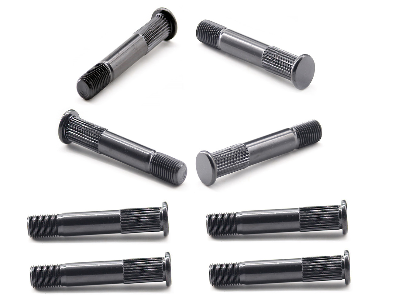 Kingpin Bolt Skateboard BESPEED Steel Surf Skateboard Truck Knurl Kingpin Bolts ‎‎Eco-Friendly Black Zinc Plating