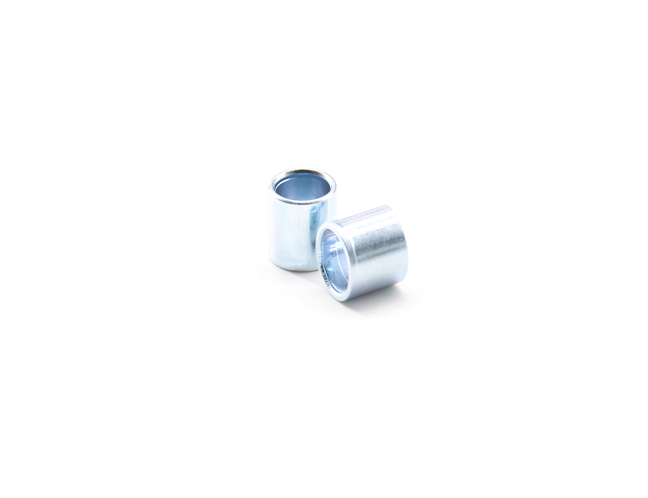 Spacers In Skateboard Wheels BESPEED Steel Skateboard Bearing Spacers Eco-Friendly Blue Zinc Plating