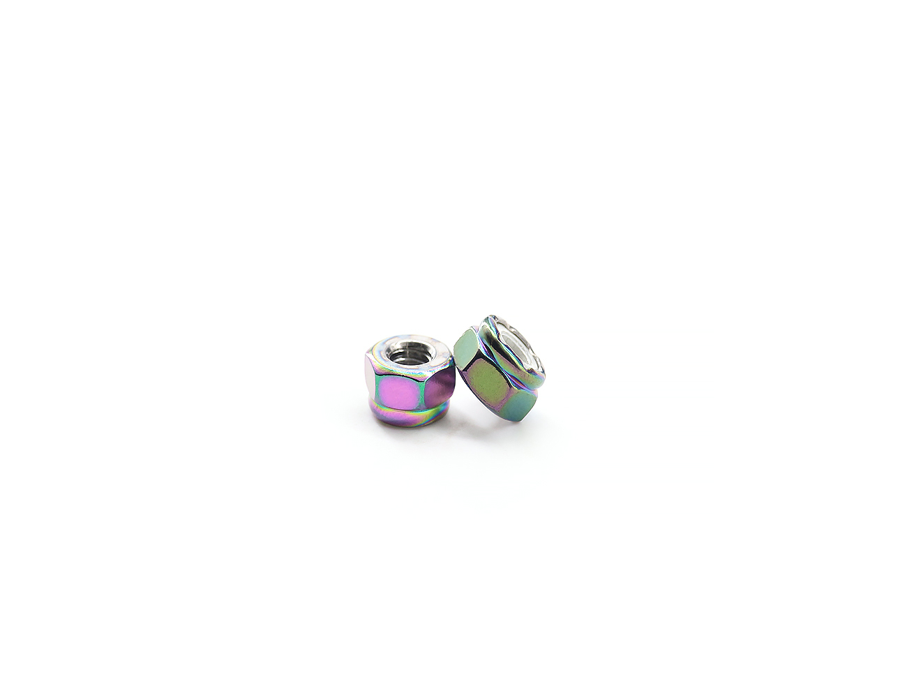 Skateboard Nuts For Bridge Bolts BESPEED Steel Colorful Hexagon Nylon Lock Nuts For Skateboard Truck