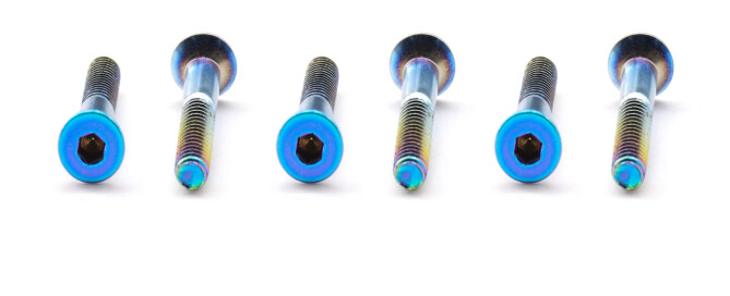 Skateboard Bridge Bolts BESPEED Steel Colorful Socket Countersunk Head Truck Bolts