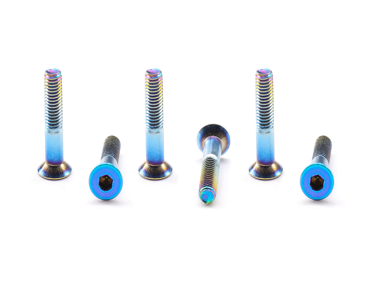 Skateboard Bridge Bolts BESPEED Steel Colorful Socket Countersunk Head Truck Bolts