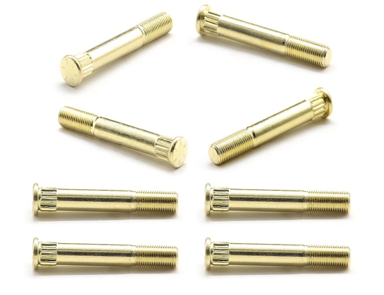 Kingpin Skateboard Trucks BESPEED Steel Bronze Round Head Knurl Kingpin Bolts