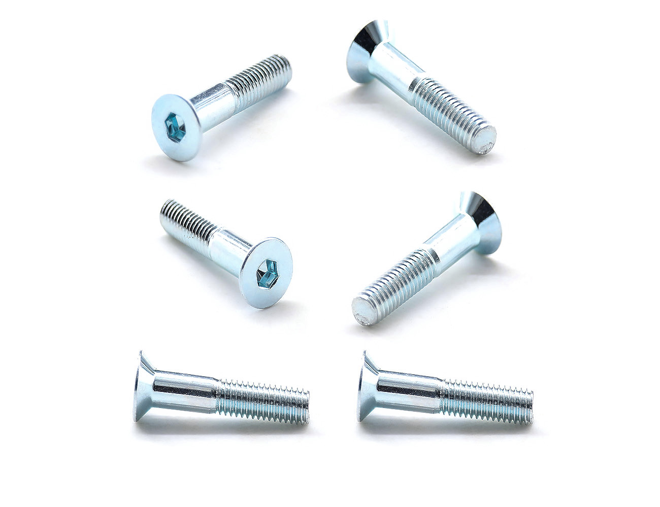 Bolts For Skateboard Truck BESPEED Steel Socket Countersunk Head Truck Bolts Eco-Friendly Blue Zinc Plating