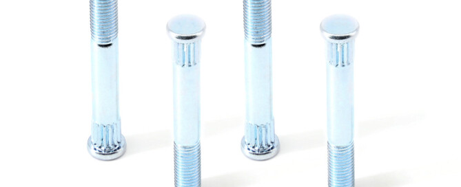 Skateboard Kingpin Bolt BESPEED Steel Round Head Knurl Kingpin Bolt Eco-Friendly Blue Zinc Plating