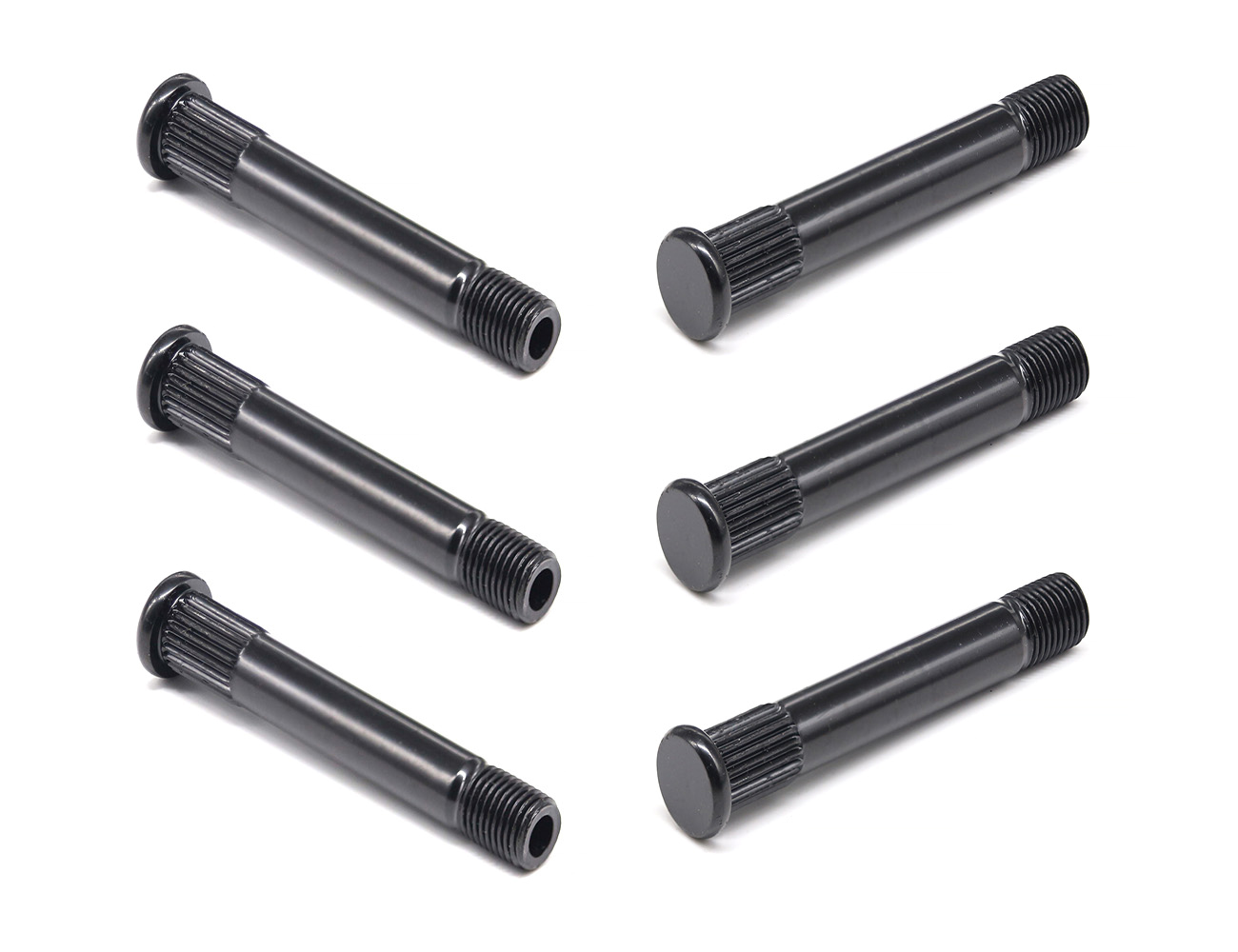 Kingpin Bolt Skateboard Hardware BESPEED Steel Black Half Hollow Round Head Knurl Kingpin Electrophoresis Black