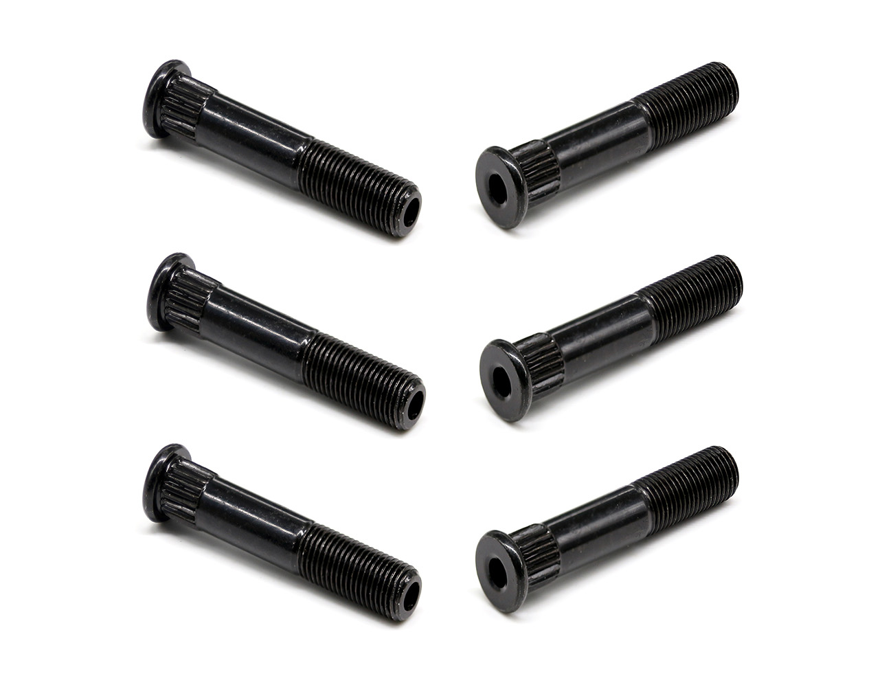 Skateboard Parts Kingpin Bolt BESPEED Steel Black Round Head hollow Knurl Kingpin Bolt Eco-Friendly Black Zinc Plating