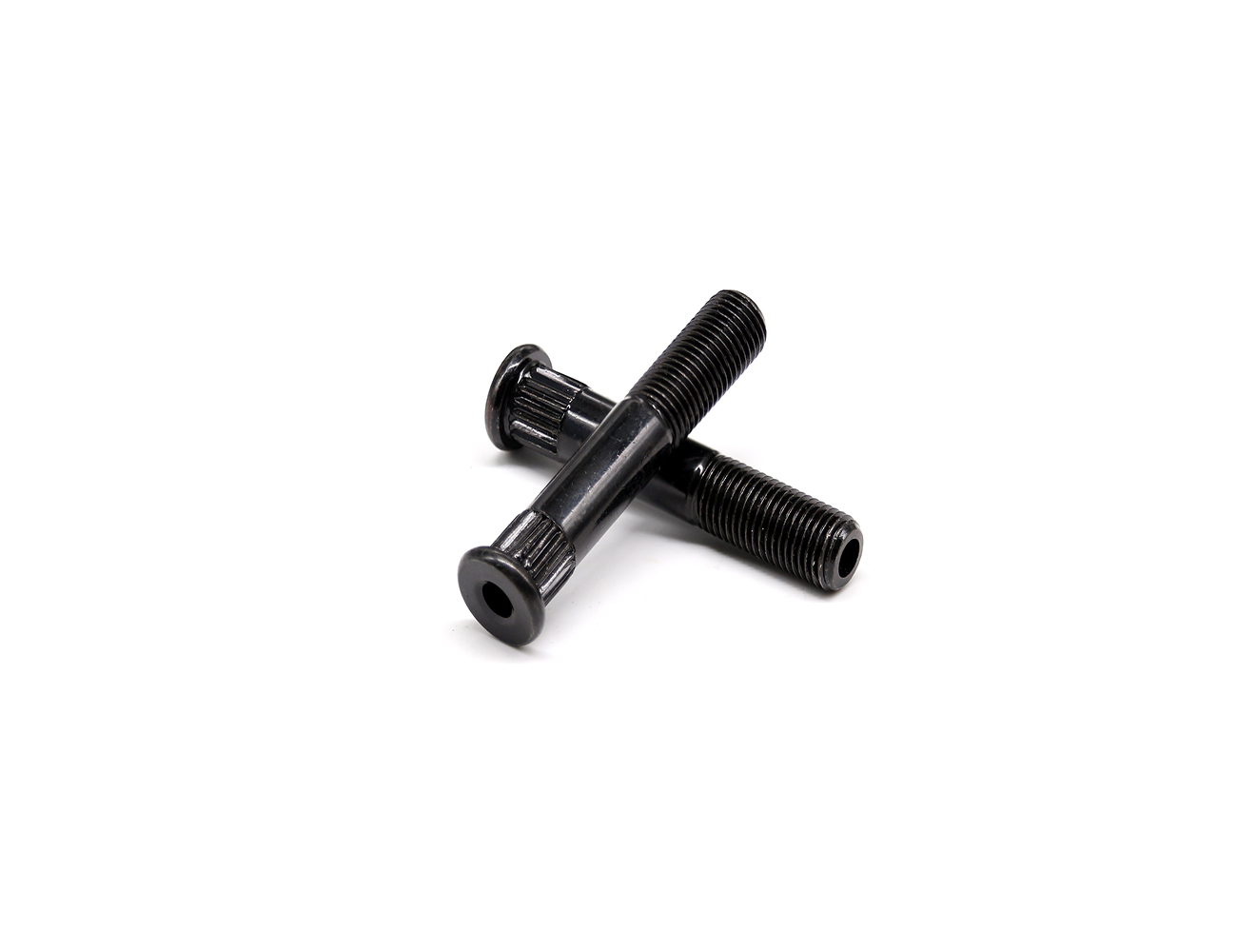 Skateboard Parts Kingpin Bolt BESPEED Steel Black Round Head hollow Knurl Kingpin Bolt Eco-Friendly Black Zinc Plating