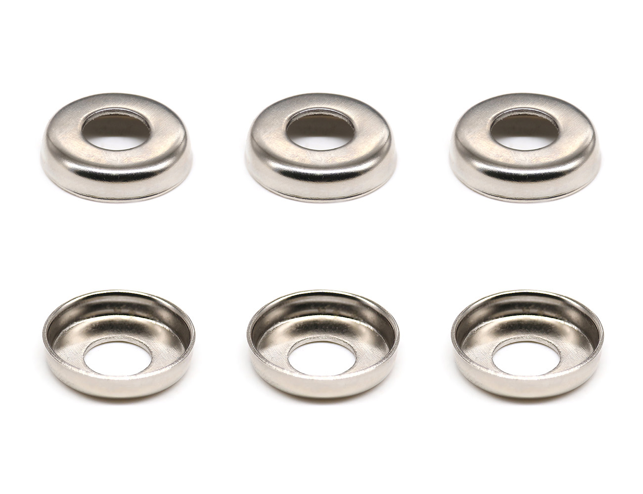 Skateboard Accessories Bushing Washer BESPEED Steel Silver Cup Washers Nickel-plating