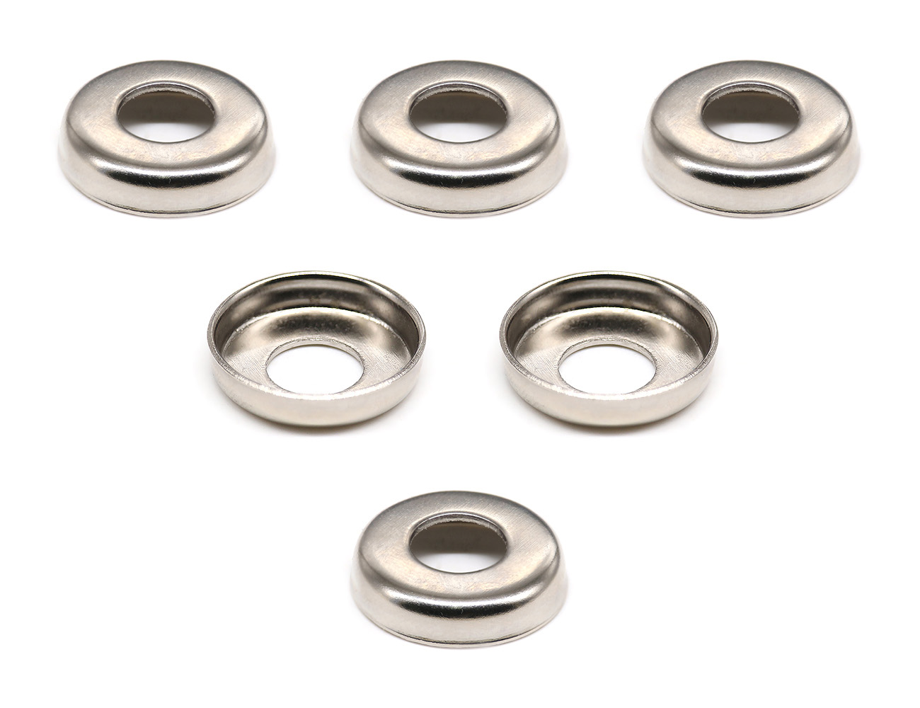 Skateboard Accessories Bushing Washer BESPEED Steel Silver Cup Washers Nickel-plating