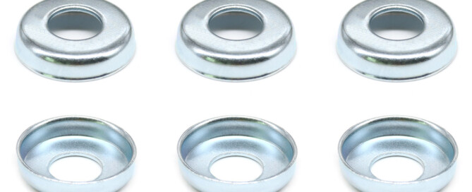 Skateboard Hardware Bushing Washer BESPEED Steel Blue Cup Washers Eco-Friendly Blue Zinc Plating