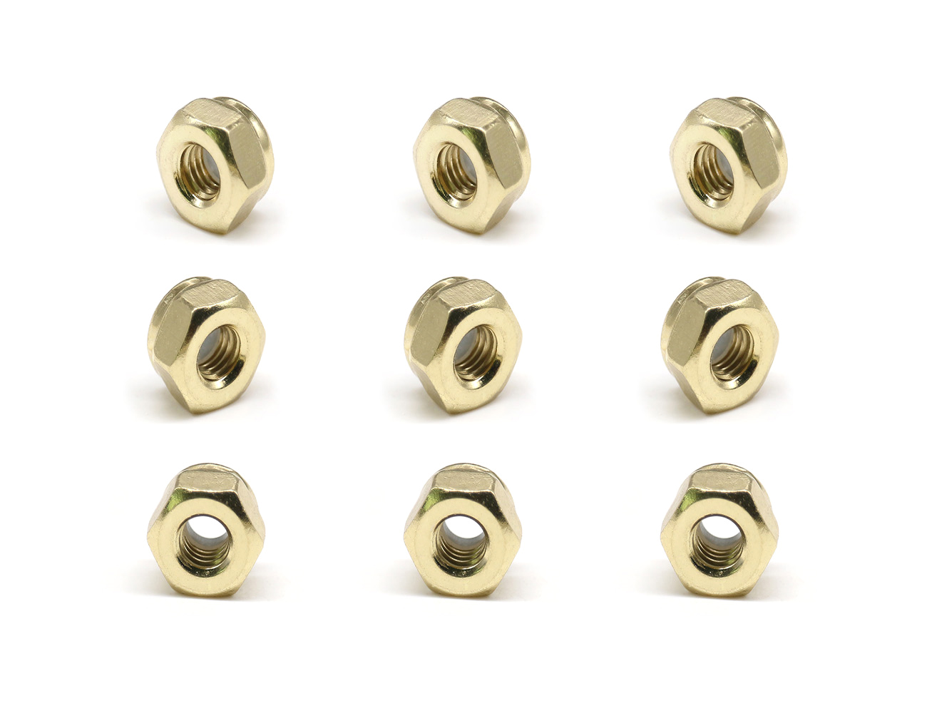 Skateboard Truck Hardware Nuts BESPEED Steel Bronze Hexagon Nylon Lock Nuts For Skateboard Truck