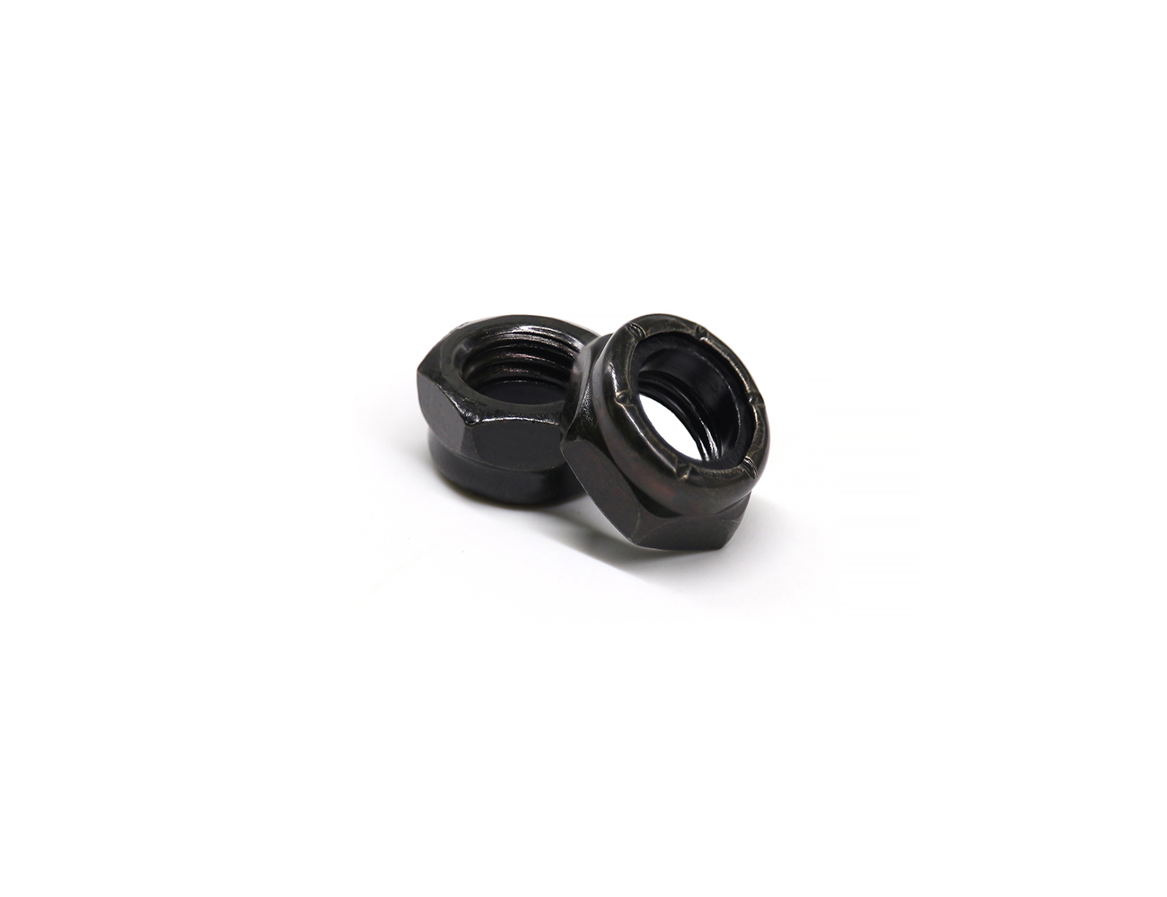 Skateboard Parts Kingpin Nuts BESPEED Steel Black Hexagon Black Nylon Insert Lock Nuts Eco-Friendly Black Zinc Plating