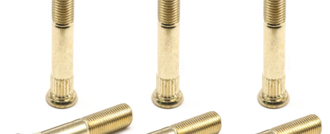 Skateboard Accessories Kingpin Bolt BESPEED Steel Bronze Round Head hollow Knurl Kingpin Bolt