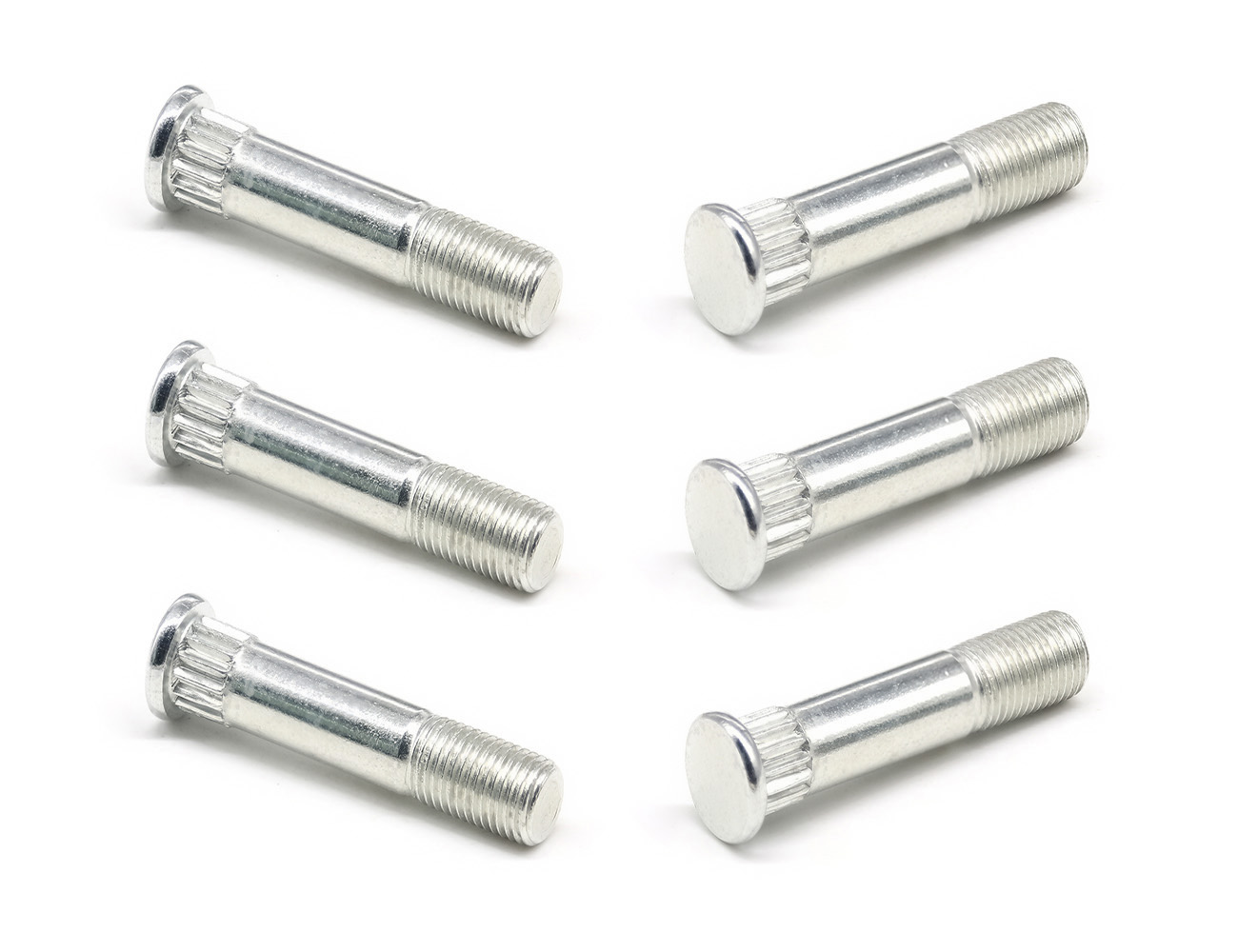 Skateboard Bolts Kingpin BESPEED Steel Silver Round Head Knurl Kingpin Eco-Friendly White Zinc Plating