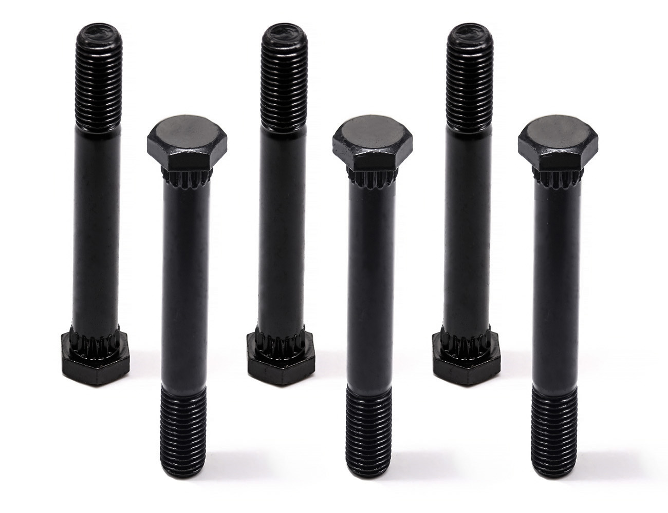 Kingpin Skateboard Screws BESPEED Steel Black Hexagon Head Knurl Kingpin Electrophoresis Black