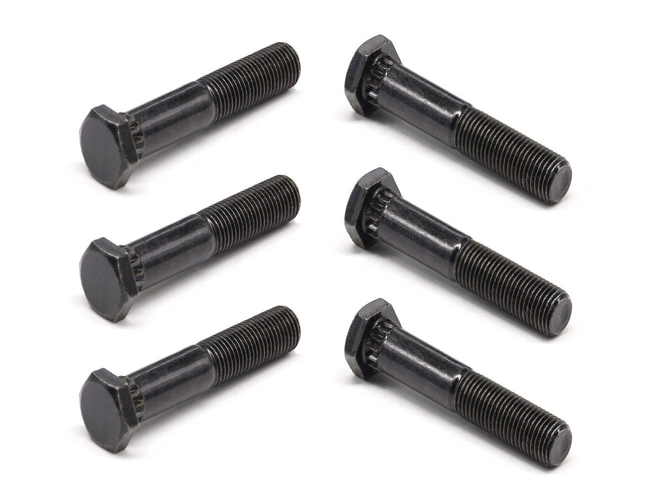 Kingpin Bolt Skateboard Screws BESPEED Steel Black Hexagon Head Knurl Kingpin Eco-Friendly Black Zinc Plating