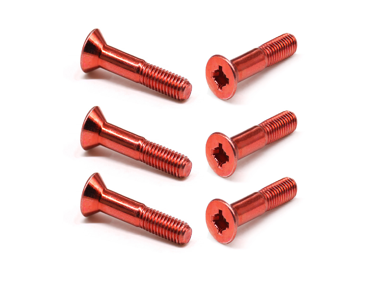 Skateboard Parts Truck Bolt BESPEED Steel Red Socket And Phillips Combination Drive Screw