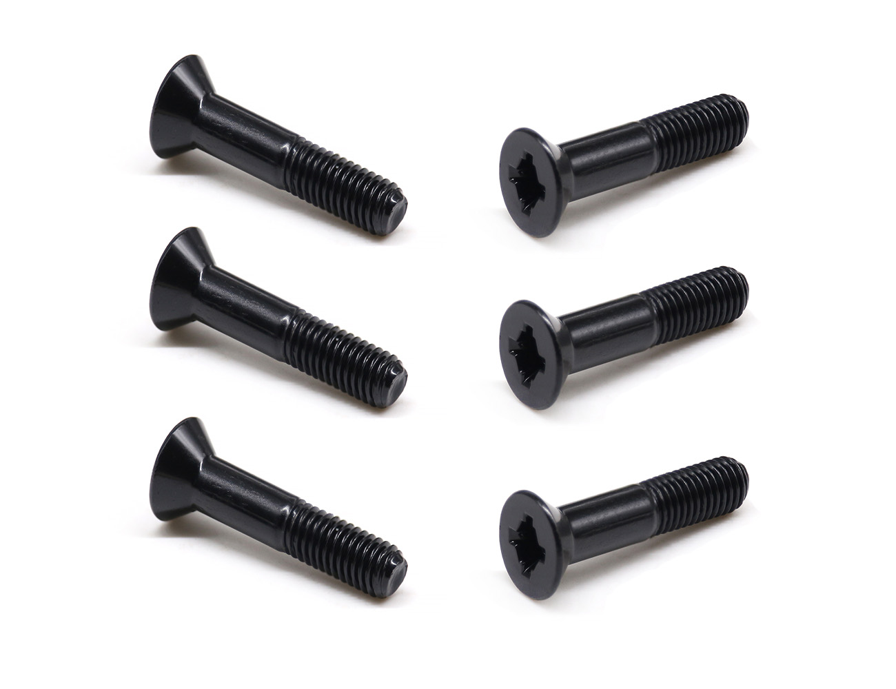 Skateboard Accessories Truck Bolt BESPEED Steel Black Socket And Phillips Combination Drive Screws Electrophoresis Black