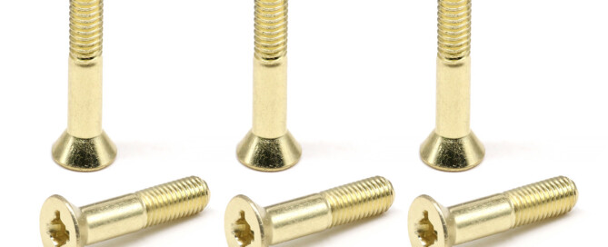 Skateboard Truck Parts Bridge Bolt BESPEED Steel Bronze Socket And Phillips Combination Drive Screws