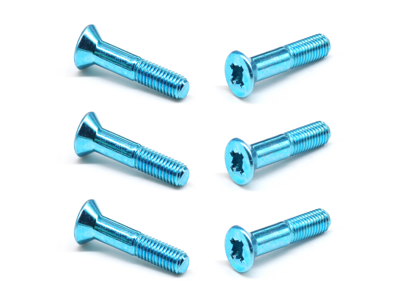 Skateboard Hardware Bridge Bolt BESPEED Steel Blue Socket And Phillips Combination Drive Screws