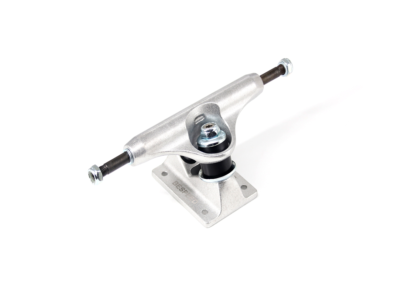 99、Skateboard Trucks BESPEED Best Silver Skateboard Truck With Black Bushings