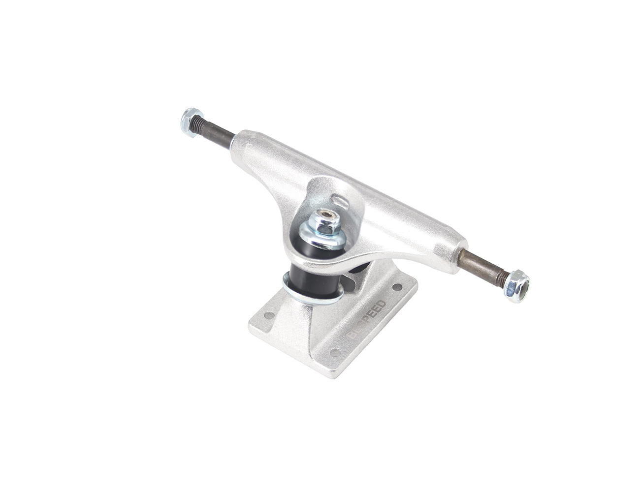 99、Skateboard Trucks BESPEED Best Silver Skateboard Truck With Black Bushings