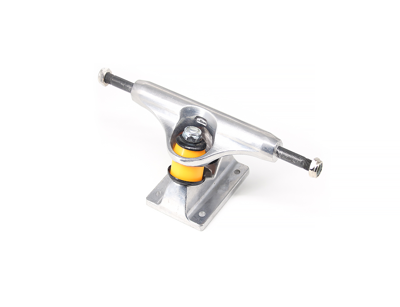 Trucks Skateboard BESPEED Best Silver Skateboard Truck With orange Bushings