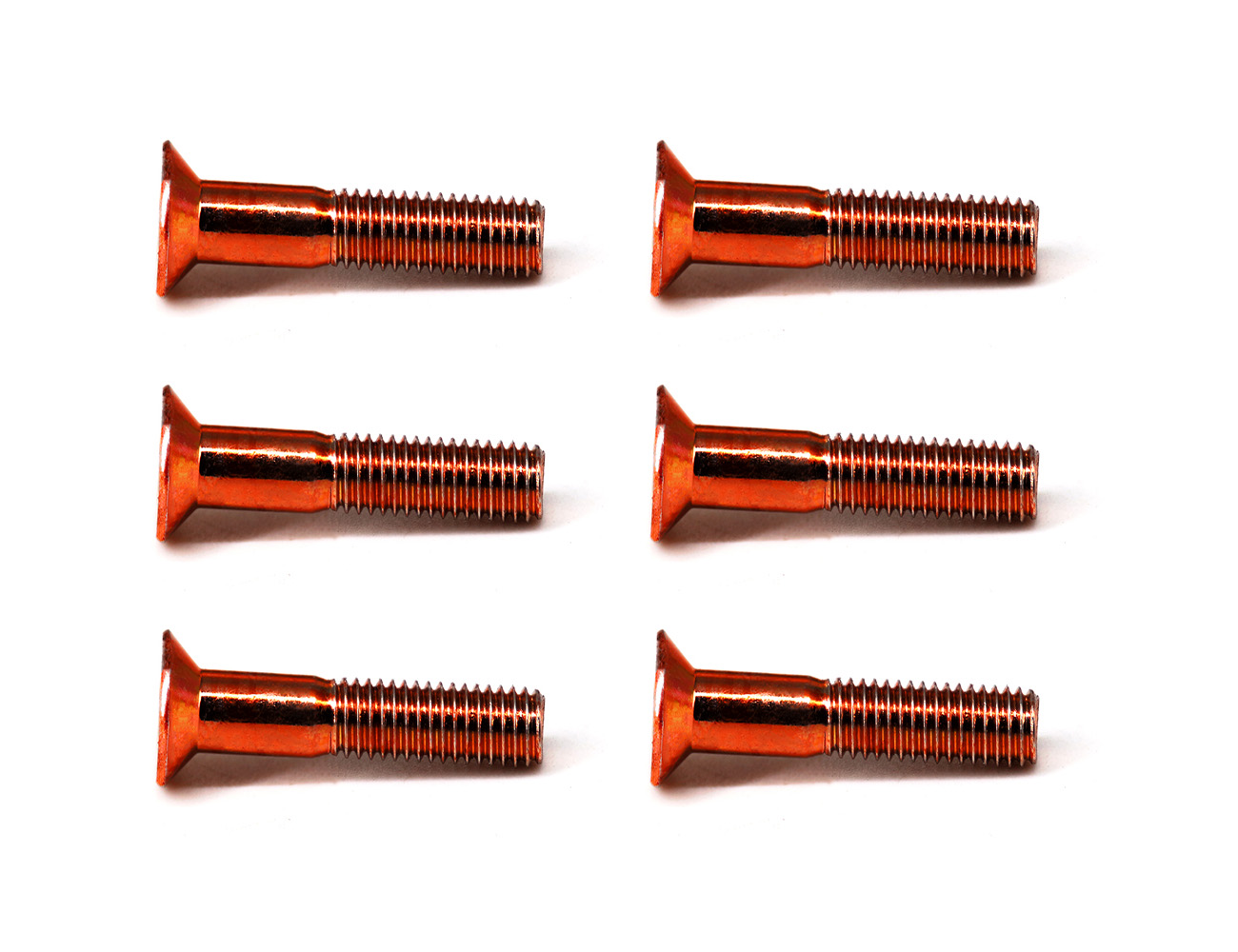 Skateboard Truck Screws BESPEED Steel Orange Phillips Countersunk Head Truck Bolts