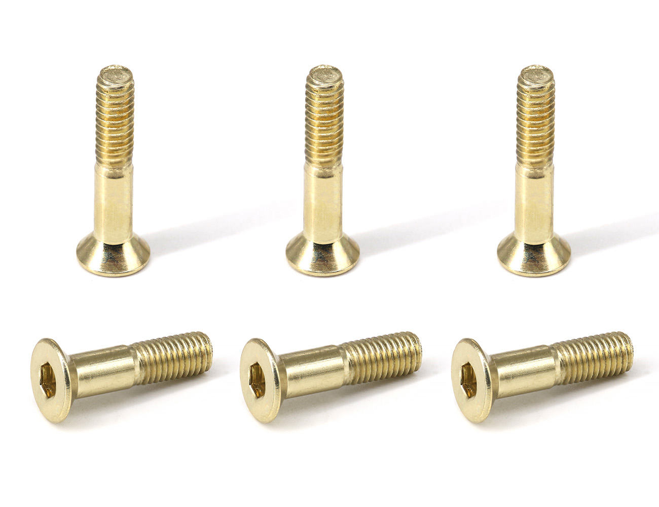 Skateboard Mounting Hardware BESPEED Steel Bronze Socket Countersunk Head Truck Screws