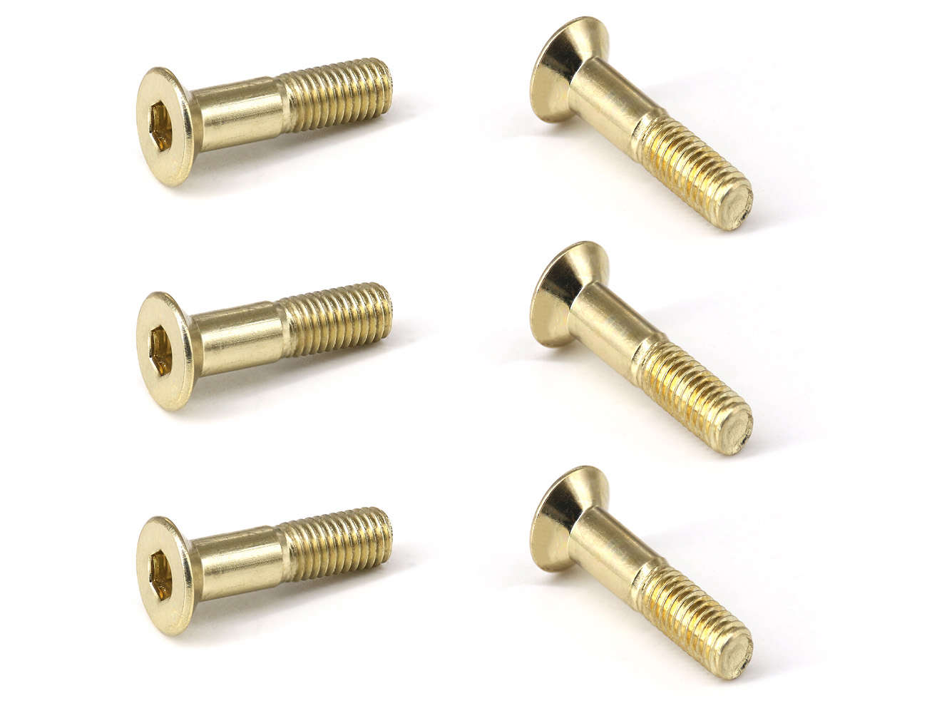 Skateboard Mounting Hardware BESPEED Steel Bronze Socket Countersunk Head Truck Screws