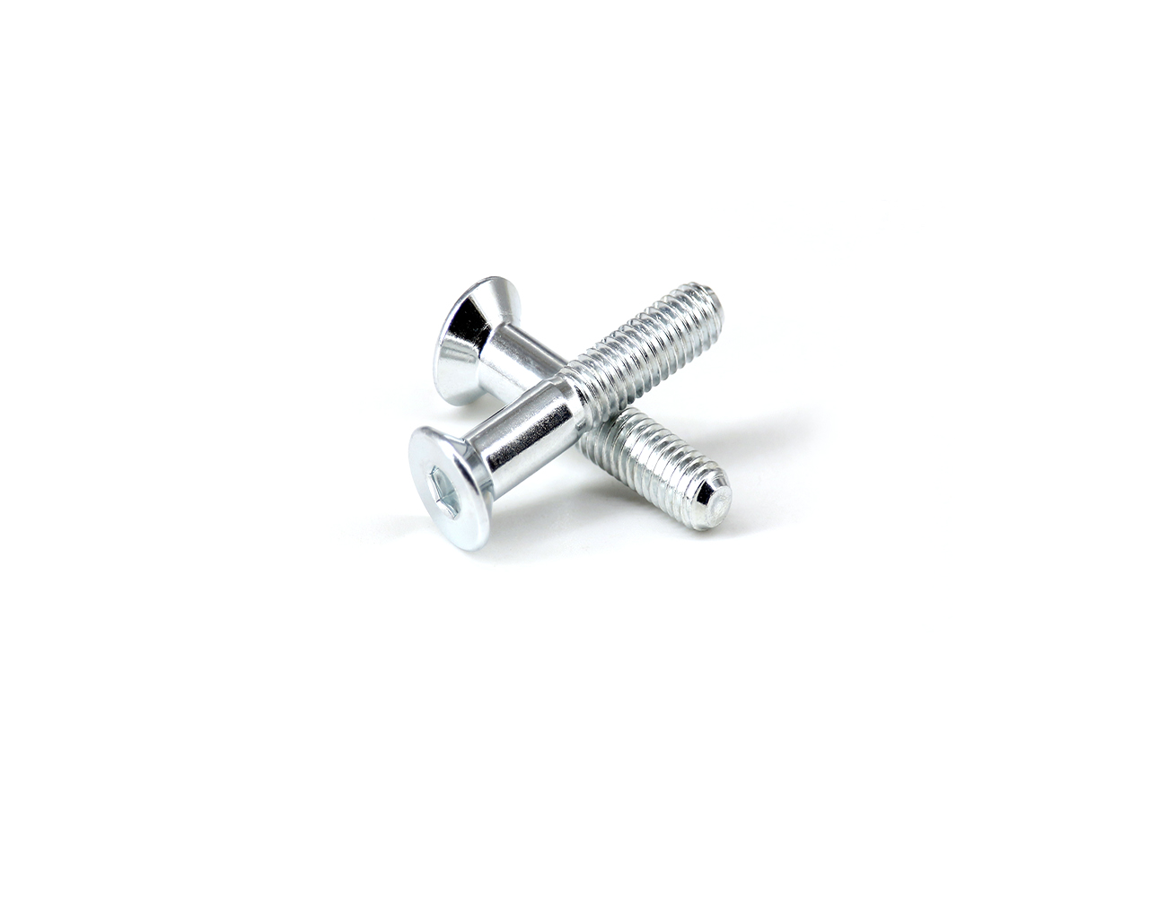 Skateboard Accessories Mounting Bolts BESPEED Steel Silver Socket Countersunk Head Truck Screws Eco-Friendly White Zinc Plating