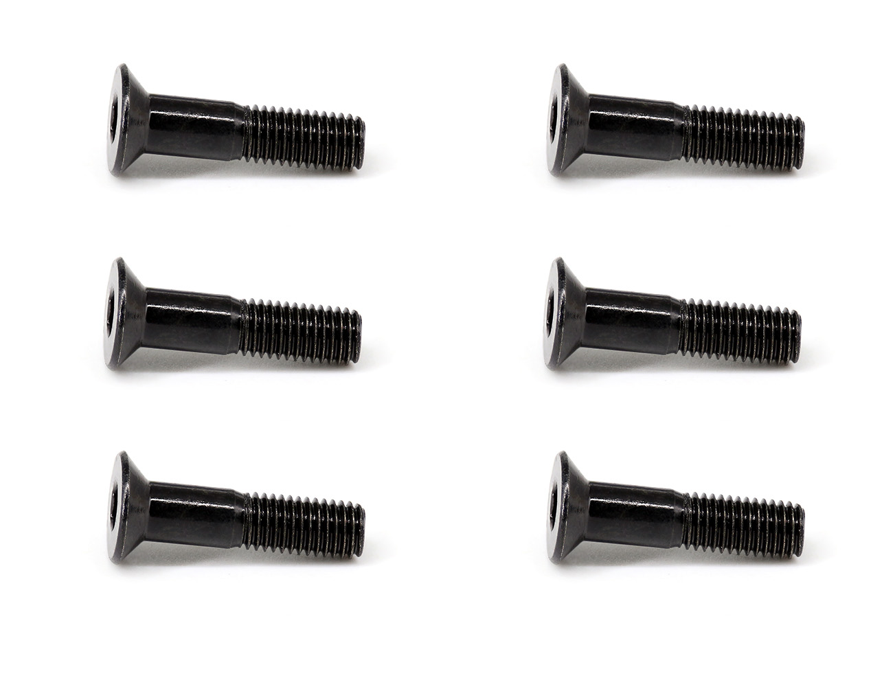 Skateboard Bolts BESPEED Steel Black Socket Countersunk Head Truck Screws Eco-Friendly Black Zinc Plating