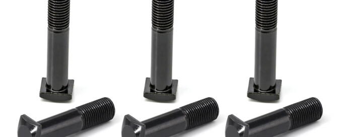 Skateboard Hardware Kingpin Bolts BESPEED Steel Black Square Head Kingpin Bolts Eco-Friendly Black Zinc Plating