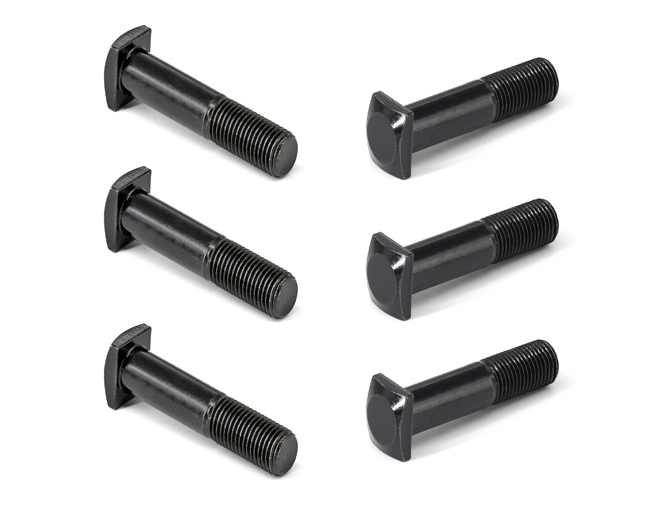 Skateboard Hardware Kingpin Bolts BESPEED Steel Black Square Head Kingpin Bolts Eco-Friendly Black Zinc Plating