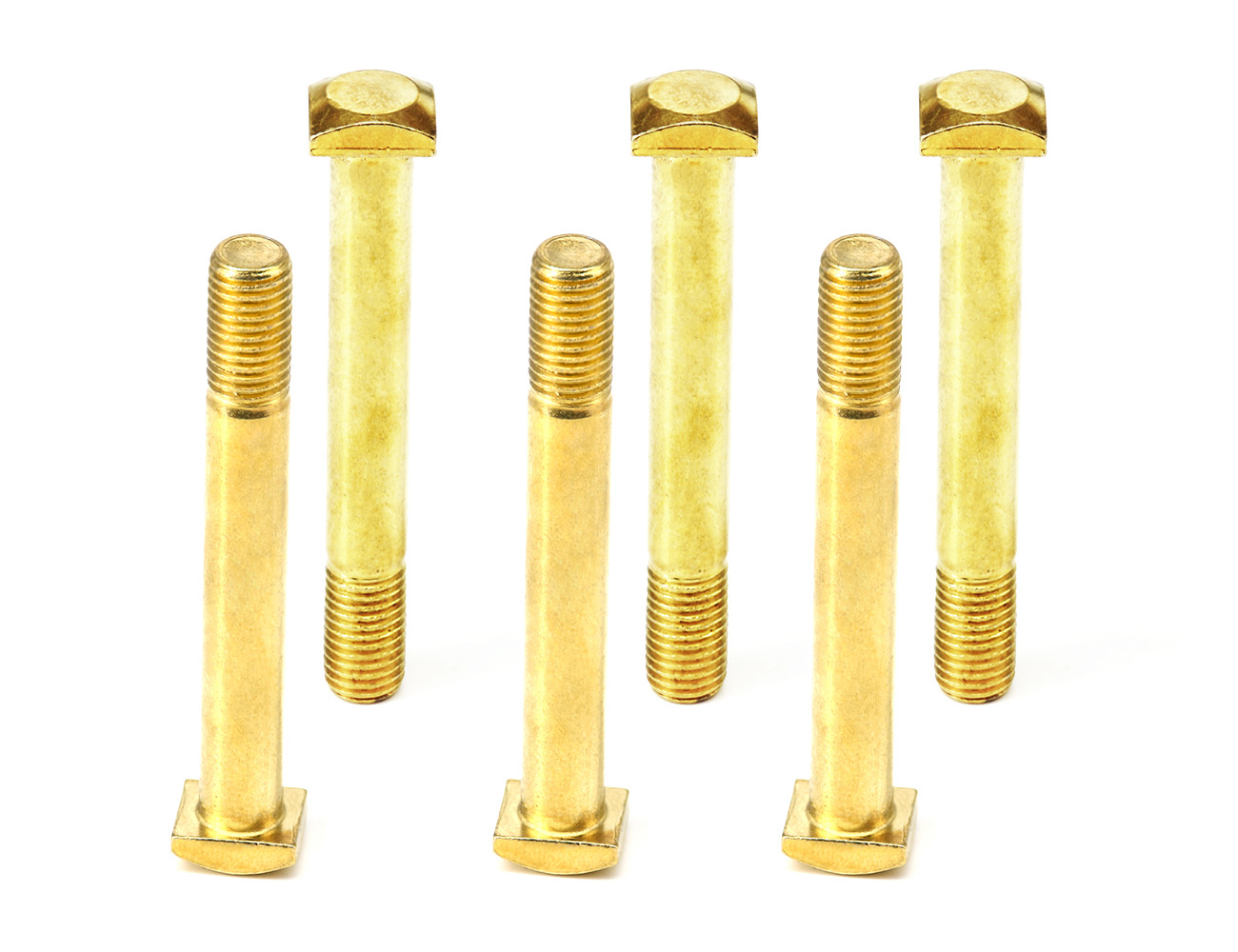 Skateboard Truck Hardware Kingpin BESPEED Steel Bronze Square Head Kingpin Bolts