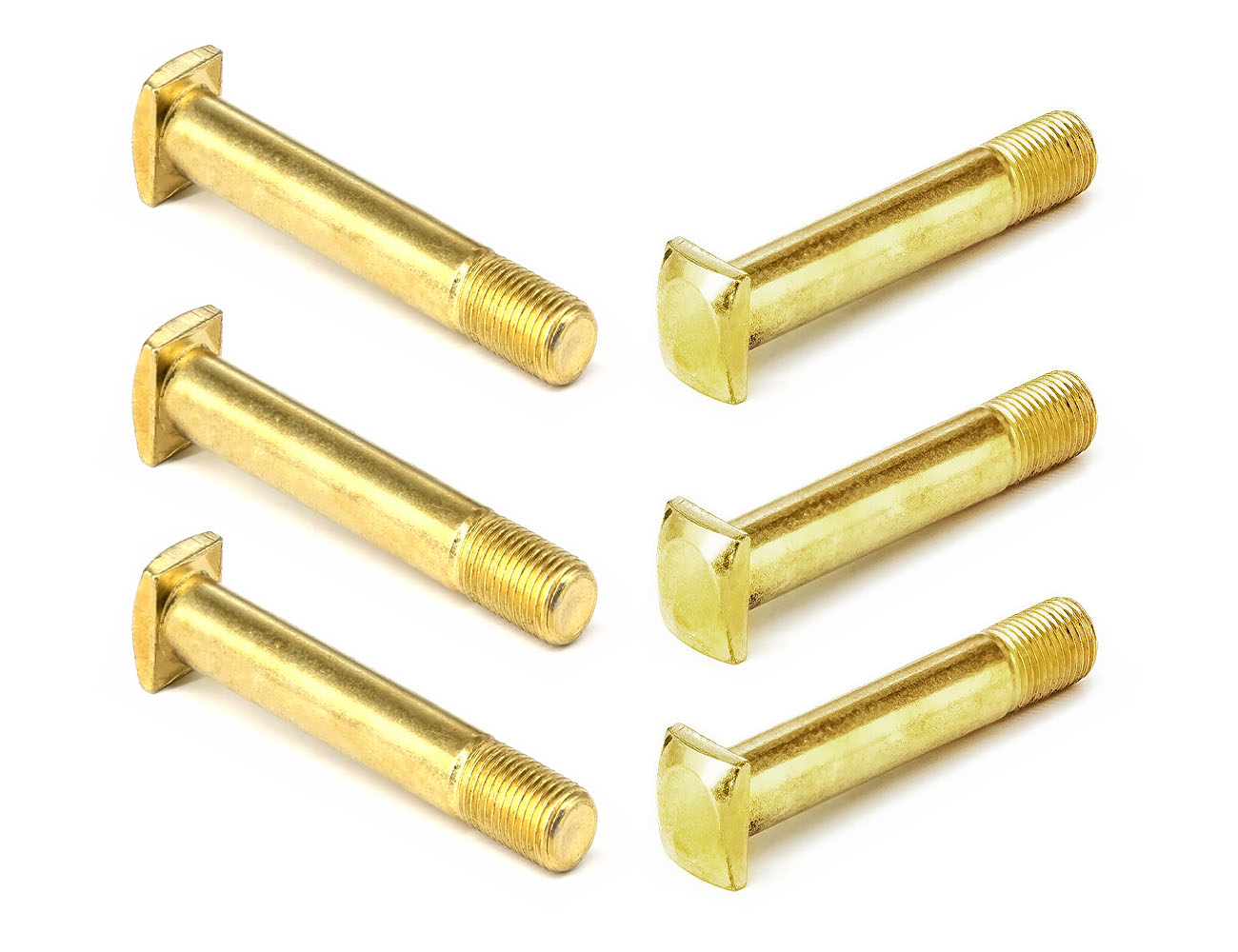 Skateboard Truck Hardware Kingpin BESPEED Steel Bronze Square Head Kingpin Bolts