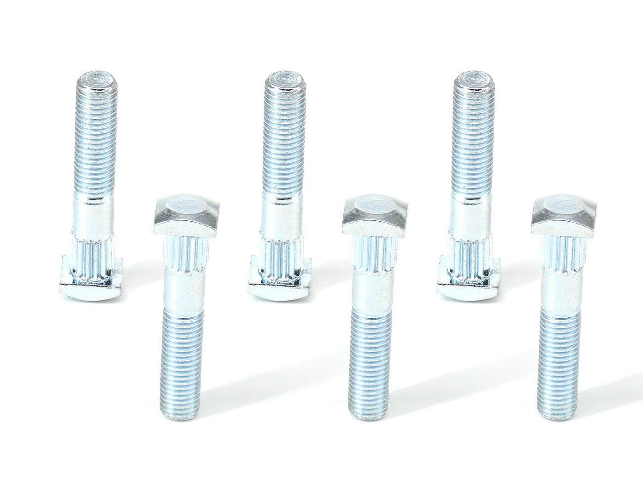 Skateboard Truck Accessories Kingpin BESPEED Steel Blue Square Head Knurl Kingpin Bolts Eco-Friendly Blue Zinc Plating