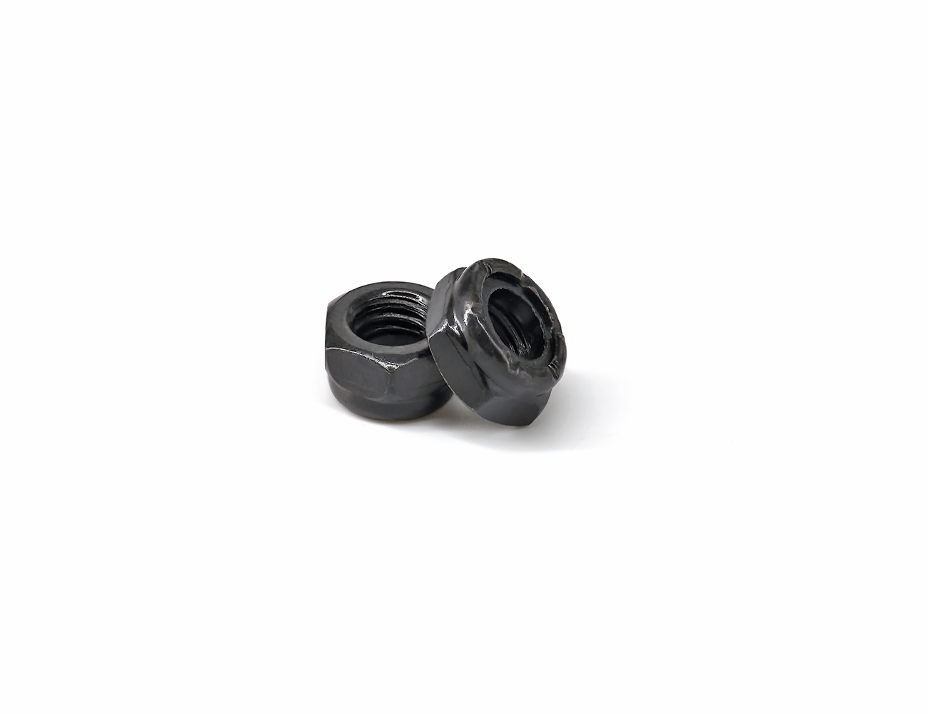 Axle Nuts Skateboard Accessories BESPEED Steel Black Hexagon Black Nylon Insert Lock Nuts Eco-Friendly Black Zinc Plating