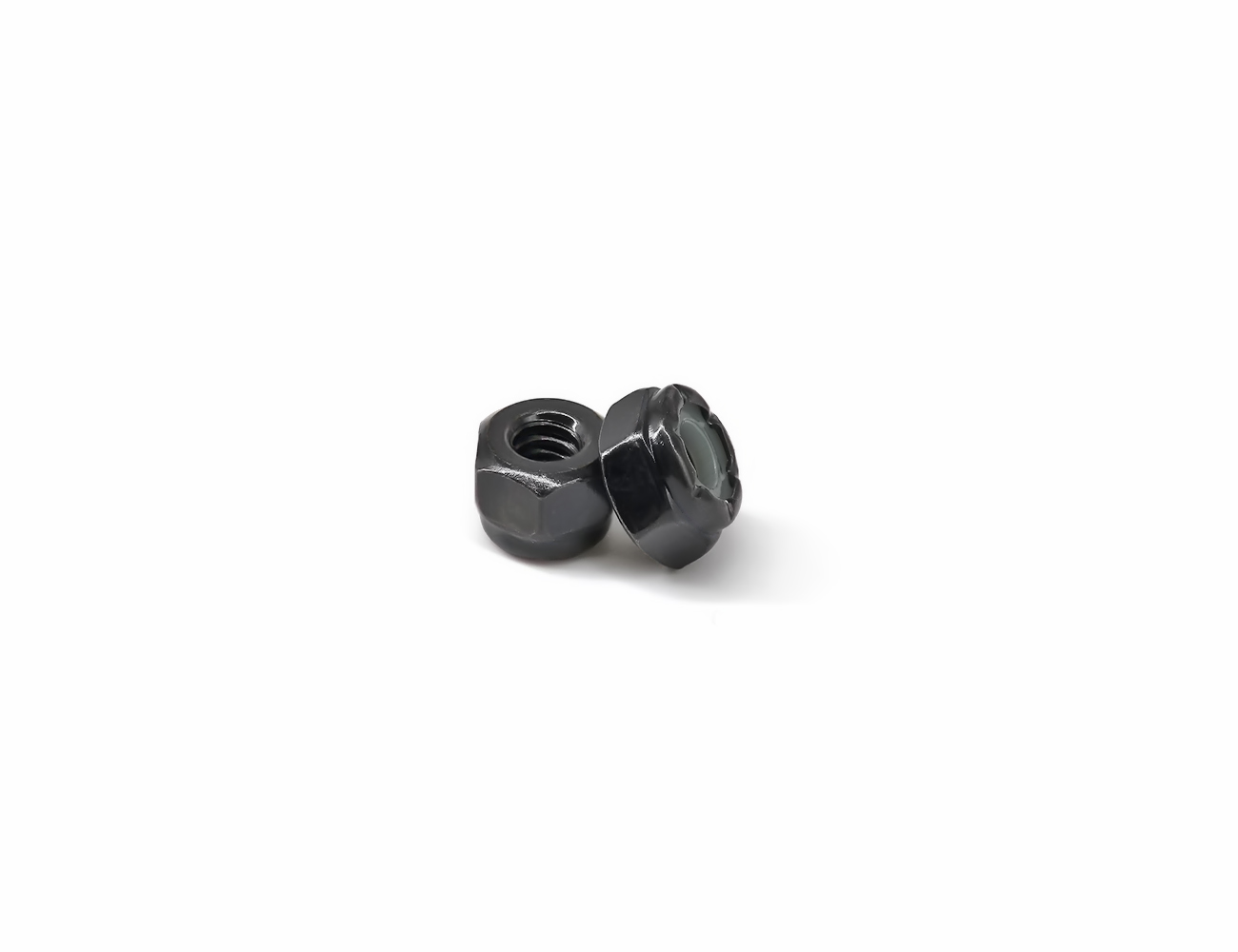 Skateboard Components Truck Nuts BESPEED Steel Black Hexagon Lock Nuts Eco-Friendly Black Zinc Plating